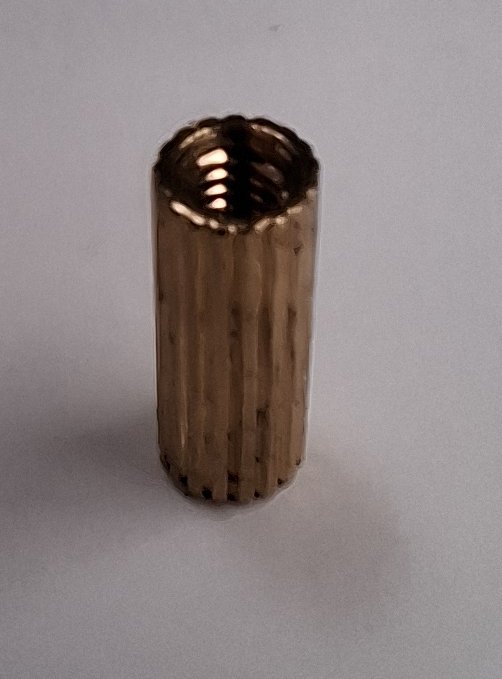 Brass pointer end cap